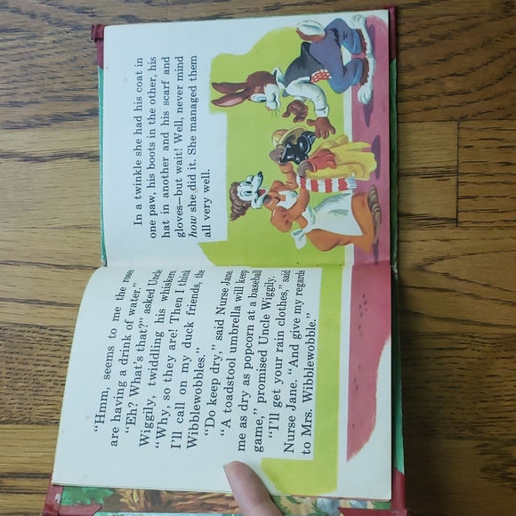 Vintage 50s Uncle Wiggily And The Alligator Hardcover Children's Book - Picture 5 of 9